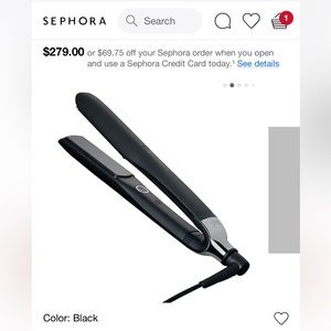 GHD Platinum Plus Straightener (barely used!)